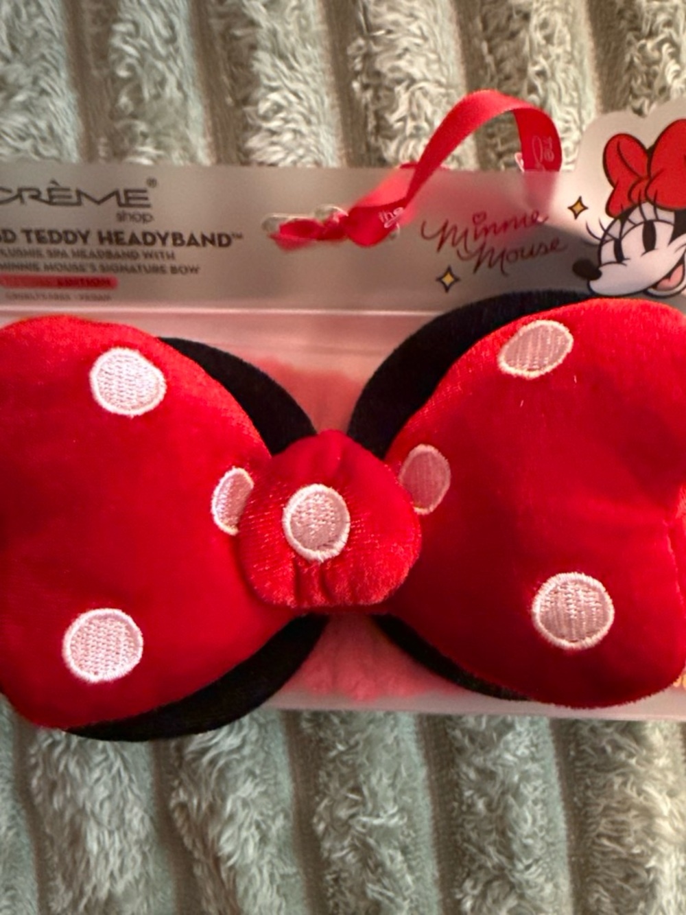 The Crème Shop x Minnie Mouse Red Polka Dot Kids Headband